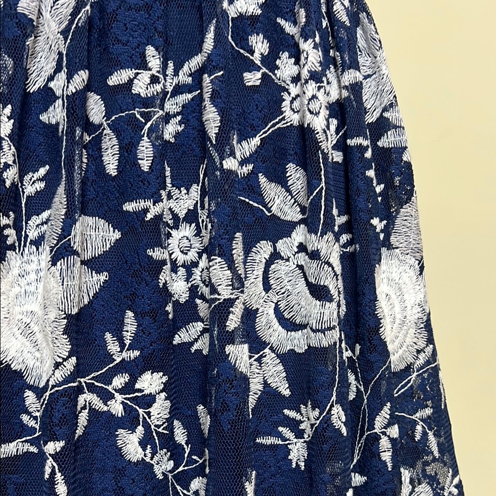 Altar'd State Navy and White Floral Dress - Picture 5 of 11